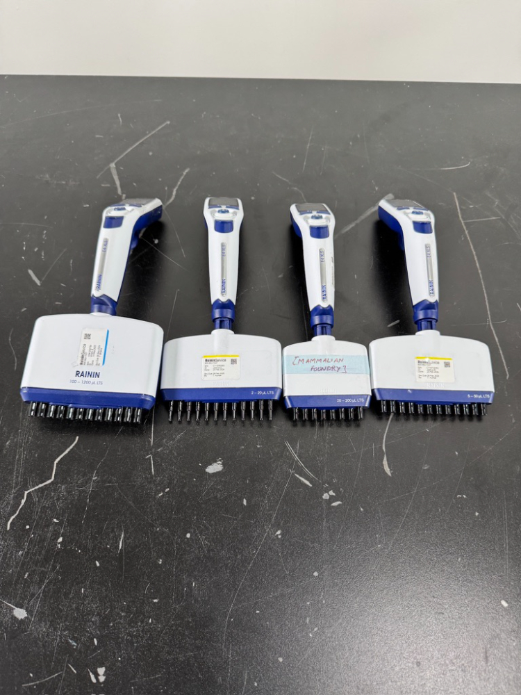 Image of Rainin E4 XLS Digital Multichannel Pipettes - Quantity 4